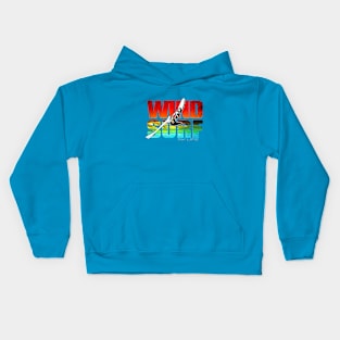 Windsurf for Life Sunset Colors Kids Hoodie